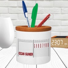 Kişiye Özel Gardiyan Tasarımlı Seramik Kalemlik