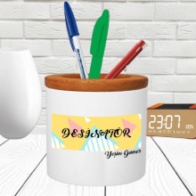 Kişiye Özel Desinatör Tasarımlı Seramik Kalemlik