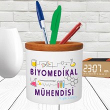 Kişiye Özel Biyomedikal Mühendisi Tasarımlı Seramik Kalemlik