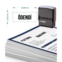 Ödendi Yazısı Otomatik Kaşe | Sırdaş - Büyük Boy
