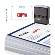 Kopya Yazısı Otomatik Kaşe | Sırdaş - Minik Boy