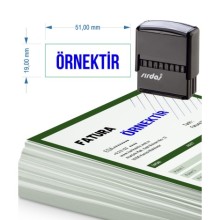 Örnektir Yazısı Otomatik Kaşe | Sırdaş - Orta Boy