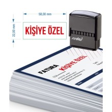 Kişiye Özel Yazısı Otomatik Kaşe | Sırdaş - Büyük Boy