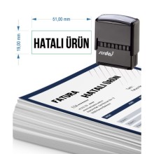 Hatalı Ürün Yazısı Otomatik Kaşe | Sırdaş - Orta Boy