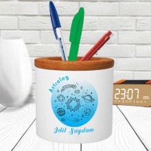 Kişiye Özel Astrolog 2 Tasarımlı Seramik Kalemlik