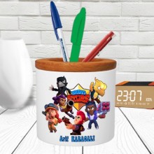 Kişiye Özel Brawl Stars Tasarımlı Seramik Kalemlik