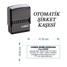 Şirket Şahıs Otomatik Kaşesi | Sırdaş - Küçük Boy