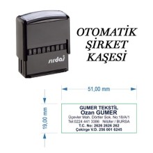 Şahıs Şirketi Otomatik Kaşesi | Sırdaş - Orta Boy
