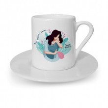 Kişiye Özel Beni Koşulsuz Seven Tasarımlı Beyaz Kahve Fincanı