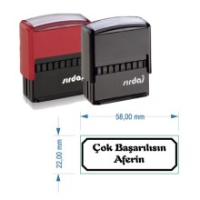 Çok Başarılısın Aferin Otomatik Öğretmen Kaşesi | Sırdaş - Büyük Boy
