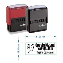 Ödevini Özenli Yapmalısın Otomatik Öğretmen Kaşesi | Sırdaş - Orta Boy