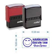Harikasın Ödevin Tam Emojili Otomatik Öğretmen Kaşesi | Sırdaş - Orta Boy