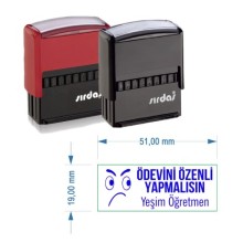 Ödevini Özenli Yapmalısın Otomatik Öğretmen Kaşesi | Sırdaş - Orta Boy