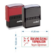 Ödevini Özenli Yapmalısın Otomatik Öğretmen Kaşesi | Sırdaş - Küçük Boy