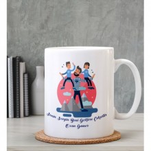 Kişiye Özel Seven Baba Tasarımlı Beyaz Kupa