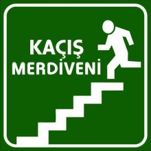 Kaçış Merdiveni Tabelası (Sol Yön) - Forex