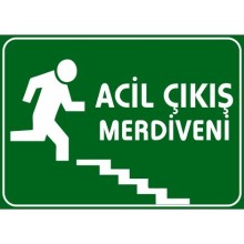 Acil Çıkış Merdiveni Tabelası - Forex
