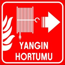 Yangın Hortumu Sağa Ok Yardım Tabelası - Forex