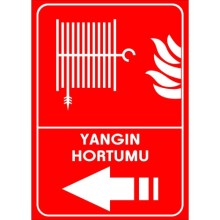 Yangın Hortumu Sola Ok Yardım Tabelası - Forex