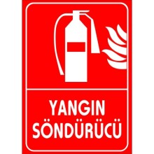 Yangın Söndürücü Yardım Tabelası - Sticker