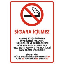 Sigara İçilmez Uyarı Tabelası - Forex