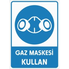 Gaz Maskesi Kullan - Sticker