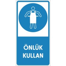 Önlük Kullan - Sticker