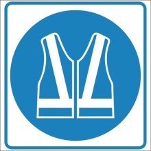 Reflöktörlü Yelek Giy - Sticker