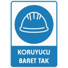 Koruyucu Baret Tak - Sticker