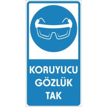 Koruyucu Gözlük Kullan - PVC