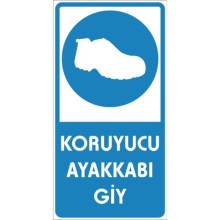 Koruyucu Ayakkabı Giy - PVC