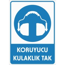 Koruyucu Kulaklık Tak - PVC