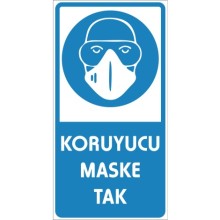 Koruyucu Maske Tak - Metal