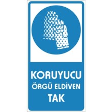 Çelik Örgü Eldiven Tak - Metal