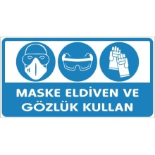 Maske Eldiven ve Gözlük Kullan - Metal