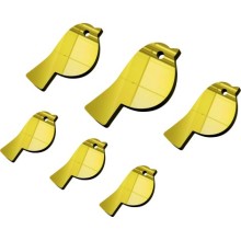 Kuş Şekilli Yapışkanlı Pleksi Kesim - Altın