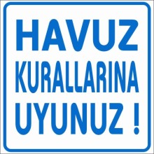 Yüzme Bilmeyen Giremez Uyarı Tabelası - Sticker