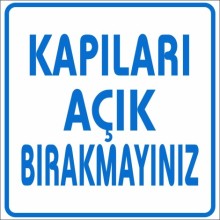 Geri Dönüşüm Uyarı Tabelası - Sticker