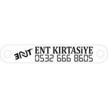 Kişiye Özel Logolu Oto Camı Telefon Numarası - Beyaz