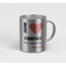 Kişiye Özel Mersin Seninle Daha Güzel Tema Gümüş Kupa - Gümüş