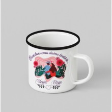 Kişiye Özel Bundan Sonra Daima Birlikte Tasarımlı Siyah Teacup - Siyah