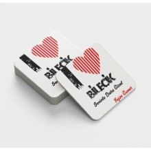 Kişiye Özel Bilecik Seninle Daha Güzel Tema Cam Bardak Altlığı