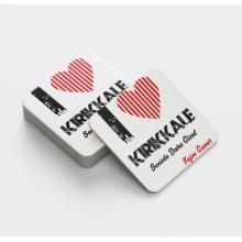 Kişiye Özel Kırıkkale Seninle Daha Güzel Tema Cam Bardak Altlığı