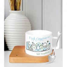 Kişiye Özel Fizik Öğretmeni 3 Tema Ahşap Altlıklı Seramik Fincan