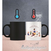 Kişiye Özel Müzik Öğretmeni 5 Tasarımlı Sihirli Kupa