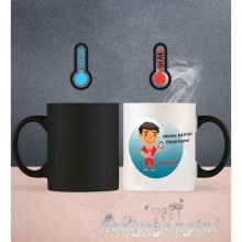 Kişiye Özel Beden Eğitimi Öğretmeni Tasarımlı Sihirli Kupa