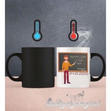 Kişiye Özel Öğretmenler Günü 11 Tasarımlı Sihirli Kupa