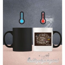 Kişiye Özel Öğretmenler Günü 4 Tasarımlı Sihirli Kupa