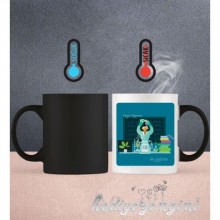 Kişiye Özel Kimya Öğretmeni Tasarımlı Sihirli Kupa