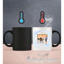 Kişiye Özel Biyoloji Öğretmeni Tasarımlı Sihirli Kupa